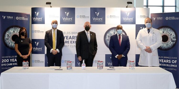 Valiant Clinic and Hospital announces collaboration with Moorfields Eye Hospital Dubai
