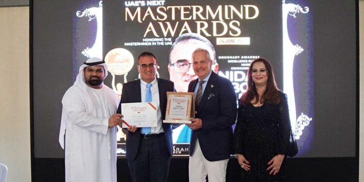 Nidal Abou Zaki bags Honorary Award for ‘Excellence in PR & Marketing Communications’